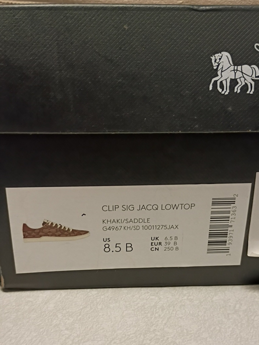 Coach Brown Signature Canvas Sneaker - Picture 9 of 9